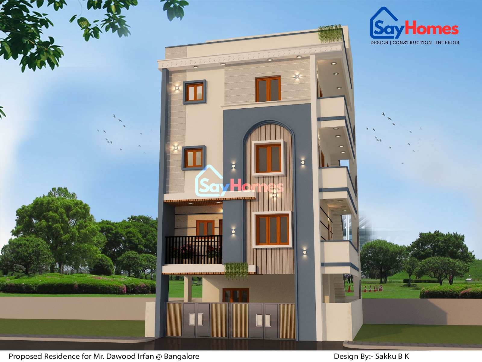 SayHomes building construction project